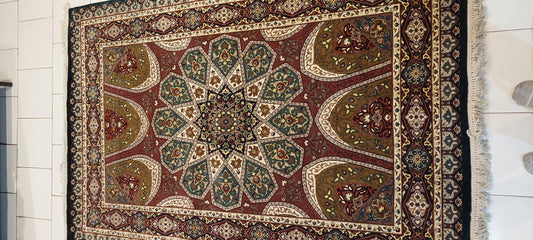 Handmade 4.5x 7 fine quality luxury carpet