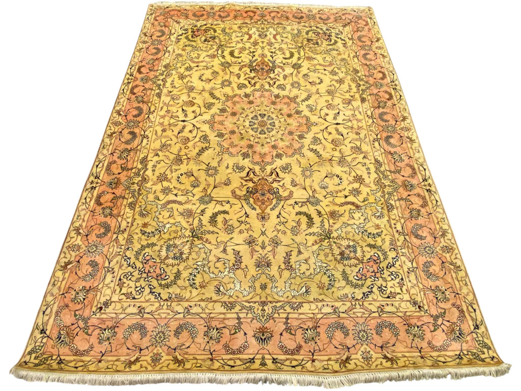 7x10 Antique super fine shahi tabraiz 70 RAJ All silk