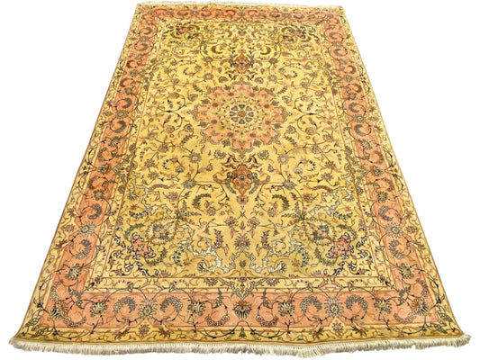 7x10 Antique super fine shahi tabraiz 70 RAJ All silk