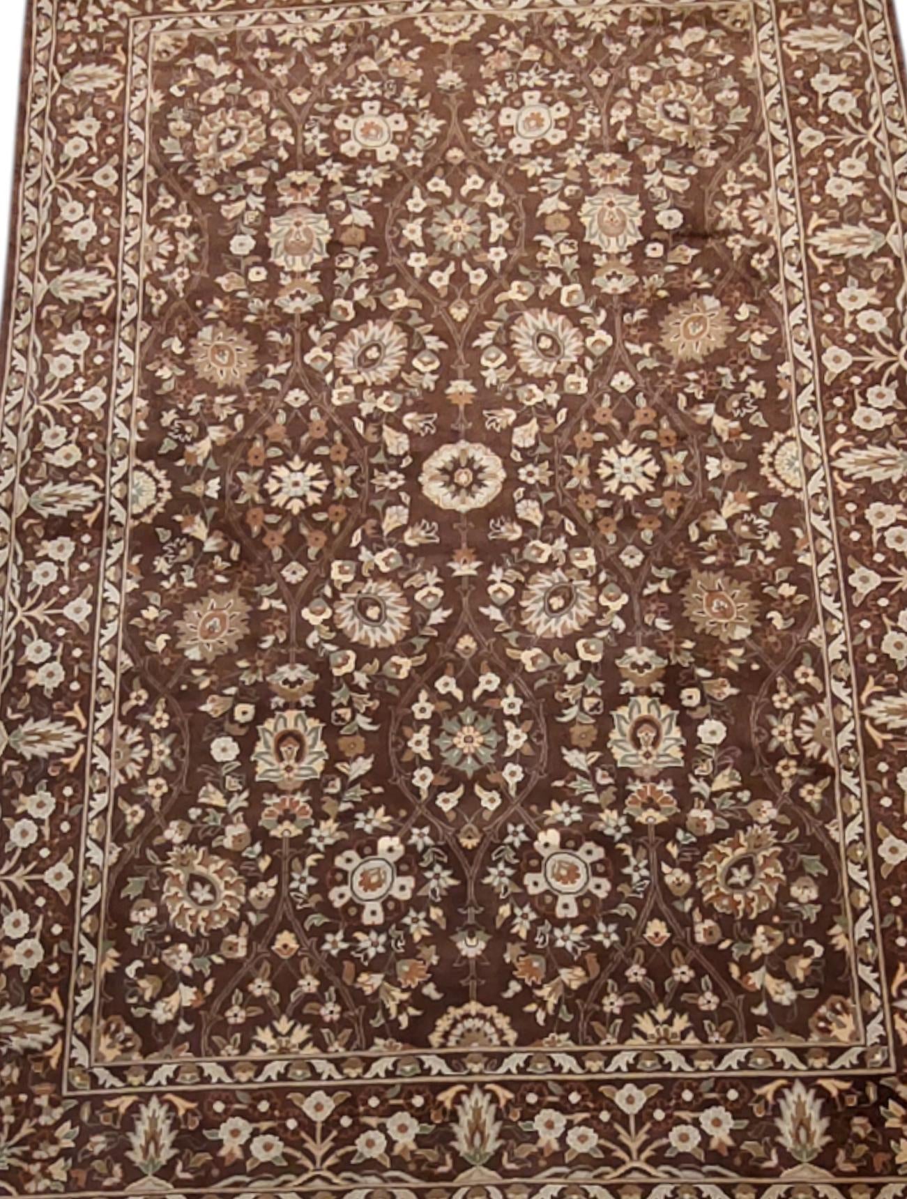 Handmade 4.5x7 Luxury Carpet: Fine Quality