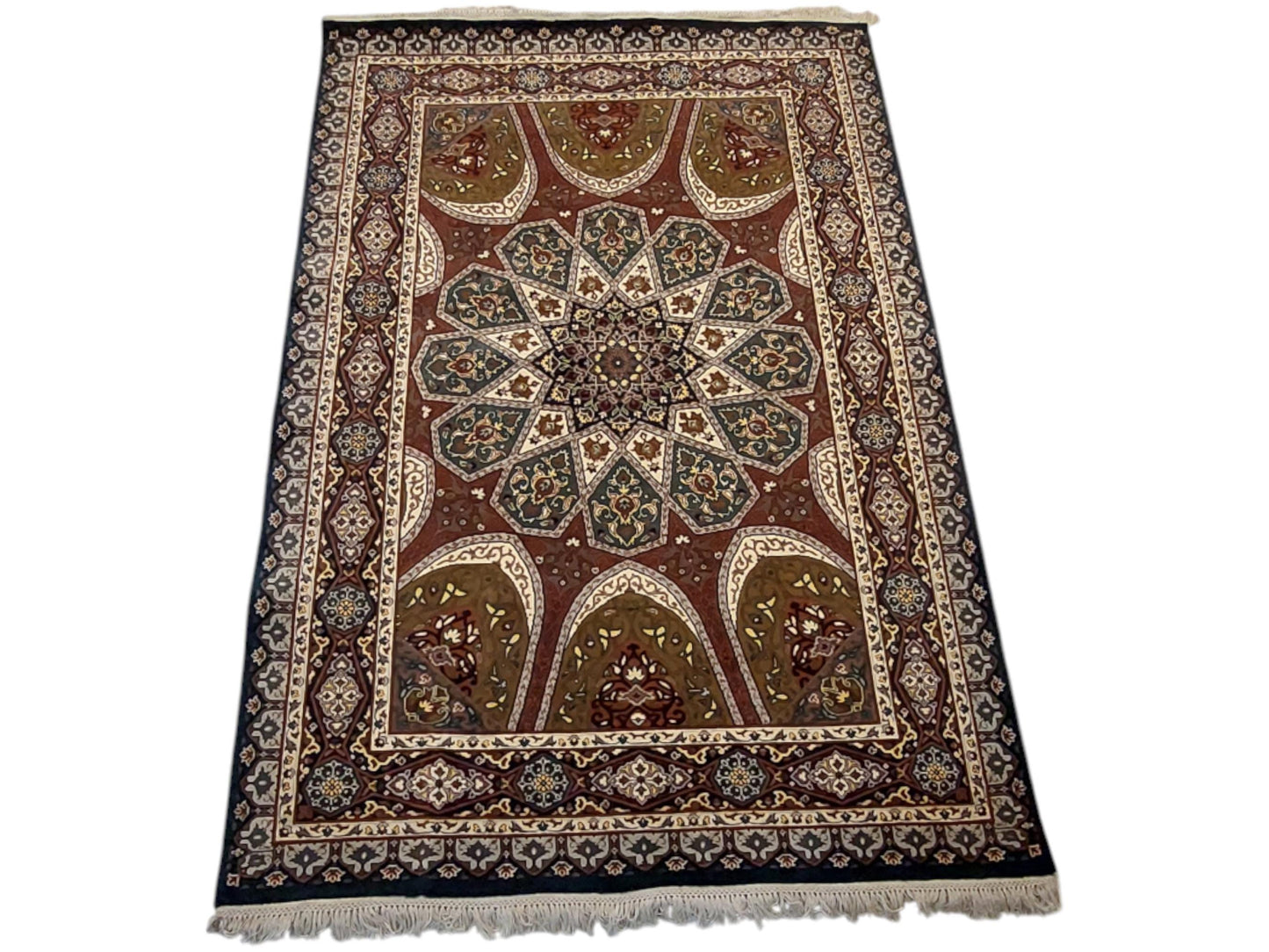 Handmade 4.5x 7 fine quality luxury carpet