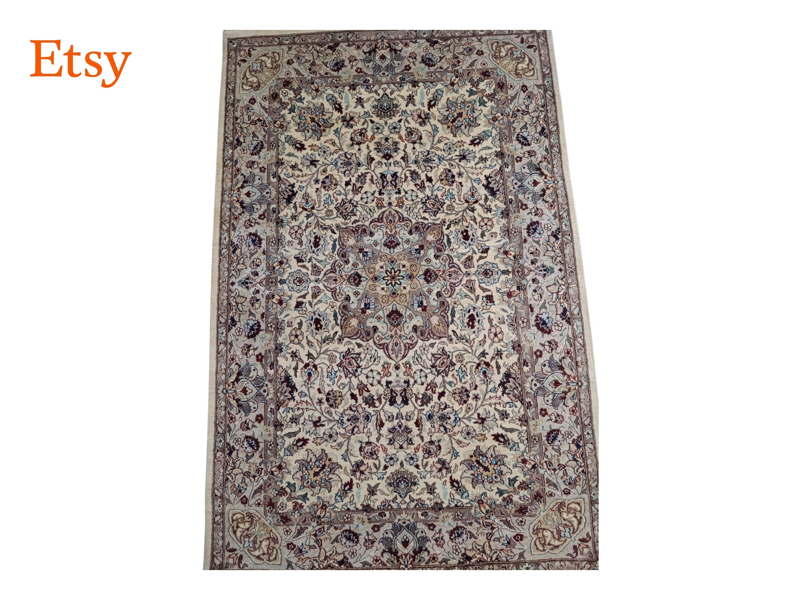 Handmade 4.5x7 Luxury Carpet: Fine Quality