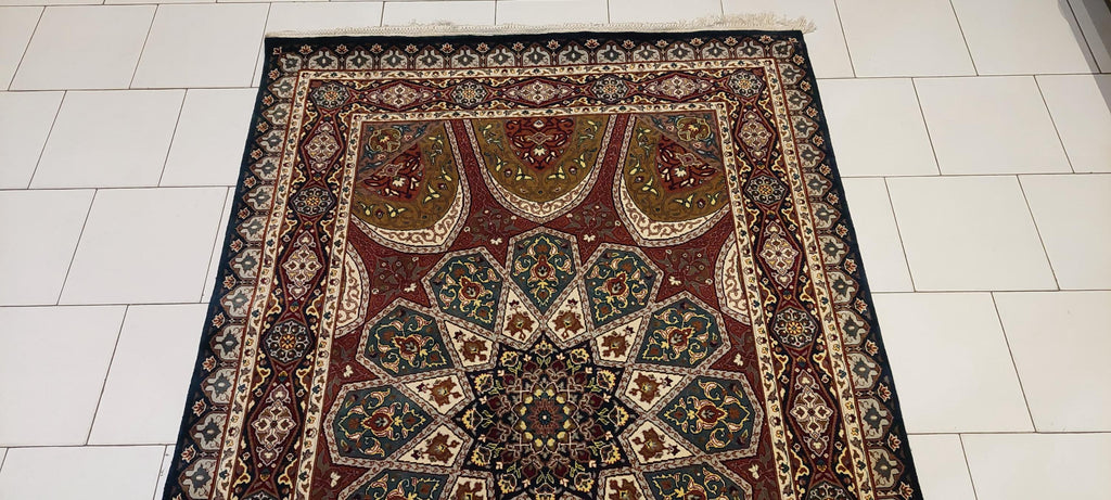 Handmade 4.5x 7 fine quality luxury carpet