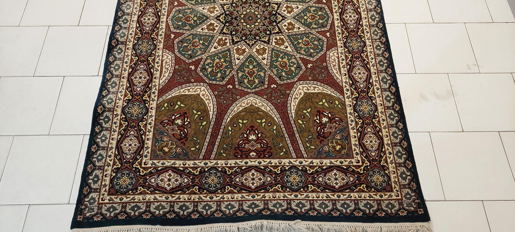 Handmade 4.5x 7 fine quality luxury carpet