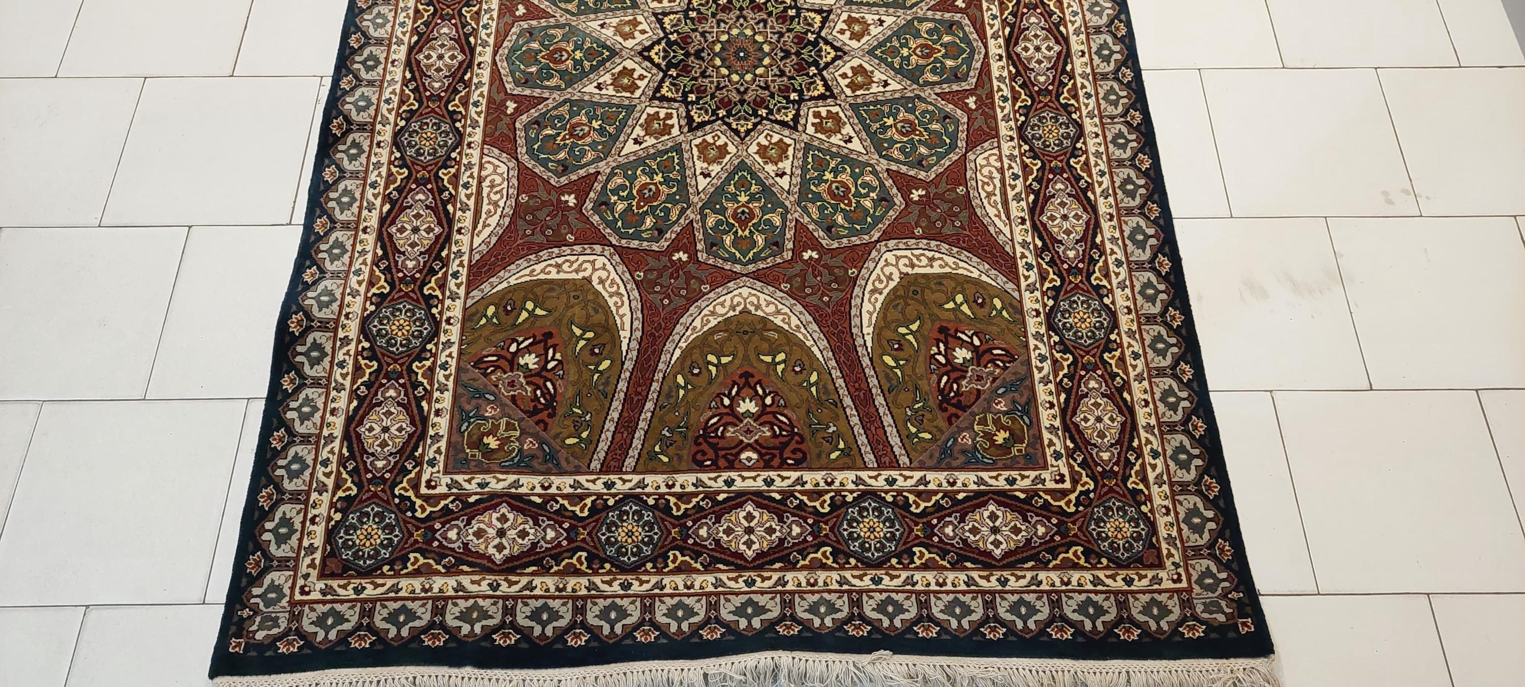 Handmade 4.5x 7 fine quality luxury carpet