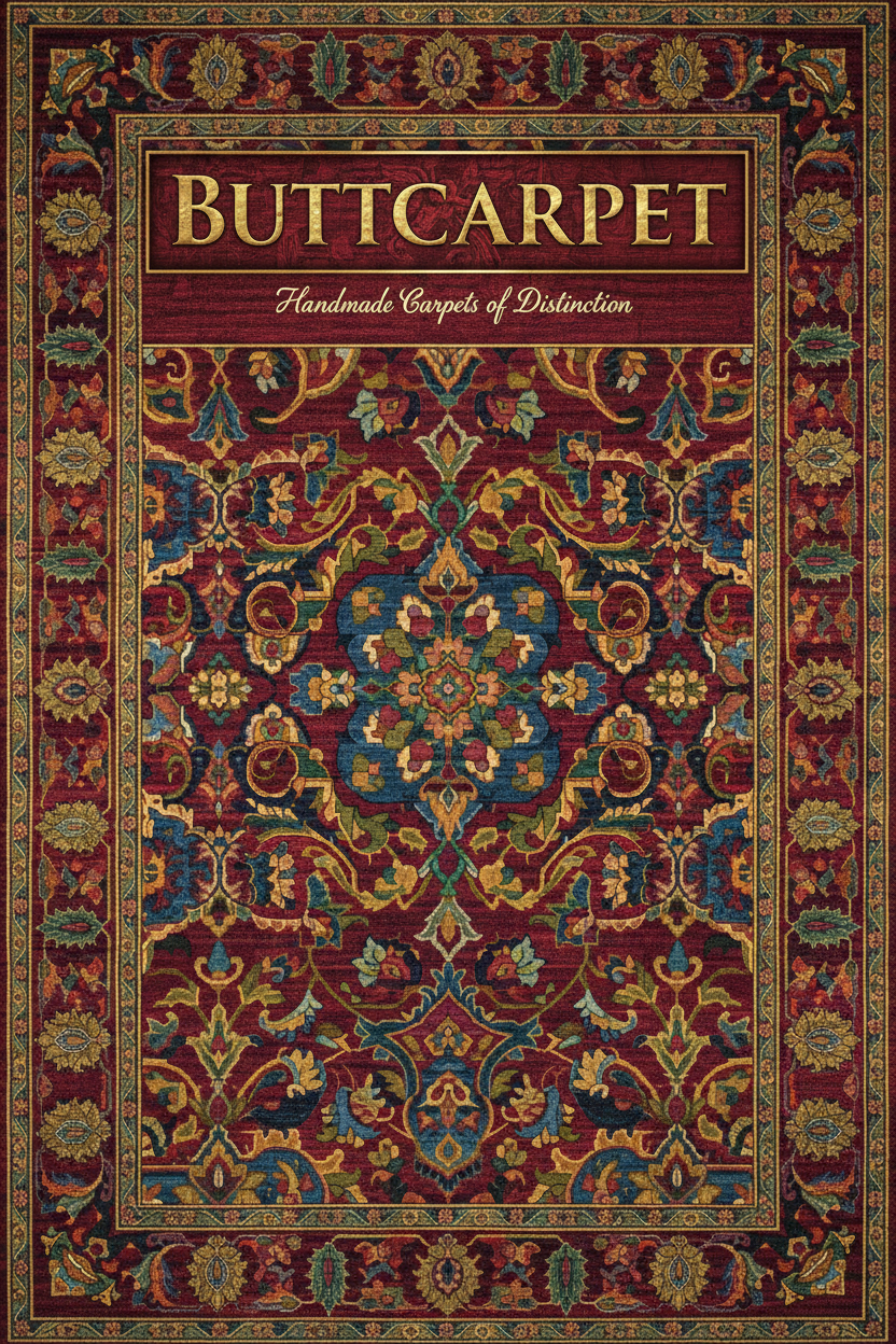 Made a cover page for handmade carpets bussiess 